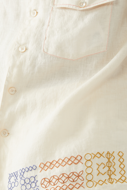 Embroidered Bowling Shirt